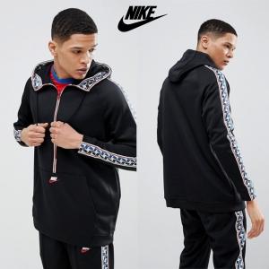 即日発送可能！ラスト１点 Sサイズ【NIKE】ロゴテープ ハーフジップ フーディ トラックトップ｜keyoflife-plus-shop