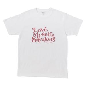 『SNKRGIRL Tee(Red Logo)』スニーカーガール オリジナルTシャツ /  レッドロゴ｜keyoflife-plus-shop