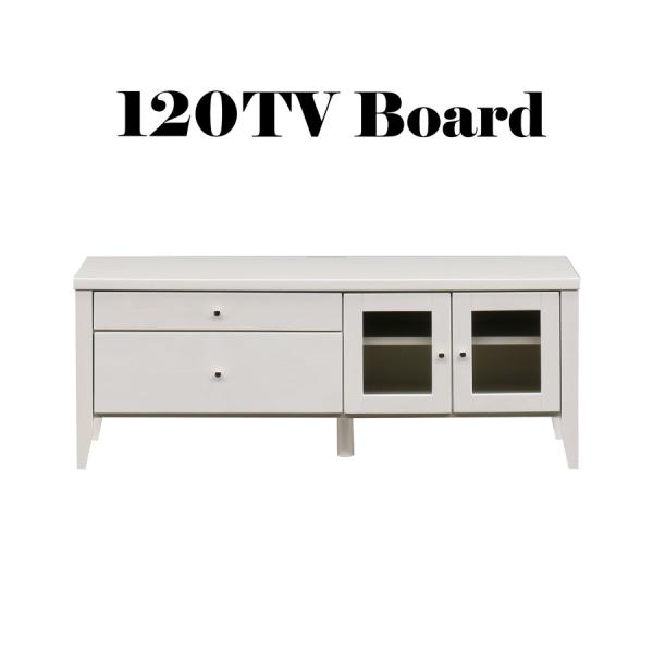 テレビボード TV台 幅120cm 完成品 ローボード 脚付き 木製 開き扉