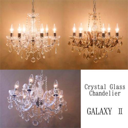 シャンデリア クリスタルガラス 6灯 シーリングライト 天井照明 ライト 照明 豪華 アンティーク調...