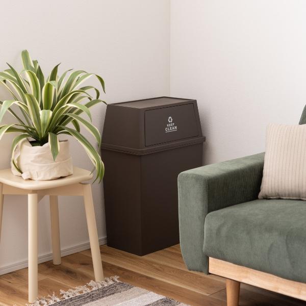 ゴミ箱 スタッキング式 ダストボックス 45L ワイド おしゃれ ペール ペダル 省スペース 軽量 ...