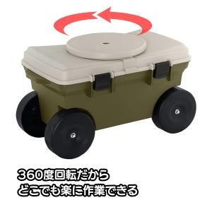 腰掛け台車 家庭菜園 便利グッズ 庭 diy ...の詳細画像1