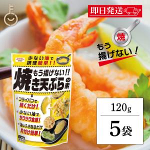 昭和産業 もう揚げない 焼き天ぷらの素 120g 5個 天ぷら 天ぷらの素 素 天ぷら粉 てんぷら こな ザクザク食感｜keyroom