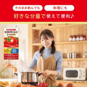 カゴメ トマトジュース 食塩無添加 1L 1本...の詳細画像3