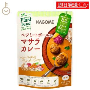 カゴメ ベジミートボールのマサラカレー 170g 1個 1人前 KAGOME ベジミートボール ベジミート マサラカレー マサラ カレー curry レトルト｜keyroom