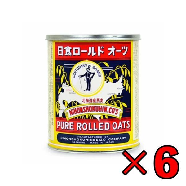 日食 ロールドオーツ 350g 6個 ロールド オーツ ロールドオーツ オートミール オーツ麦 えん...