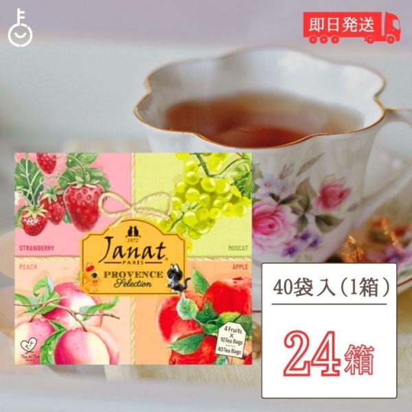 ジャンナッツ プロヴァンスシリーズ フルーツティー アソート 24箱 (2gx4種x各10TB入り)...