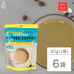 エブリディ バターコーヒー 40g 6袋 粉末 インスタントコーヒー ギー MCTオイル お試し GHEE MCT バター コーヒー｜keyroom