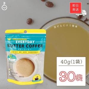 エブリディ バターコーヒー 40g 30袋 粉末 インスタントコーヒー ギー MCTオイル お試し GHEE MCT バター コーヒー｜keyroom