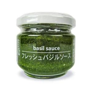 ファインド・ニューズ フレッシュバジルソース 95g 瓶 : にっぽん