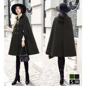 クラシカルなレディライクコーデ ポンチョコート