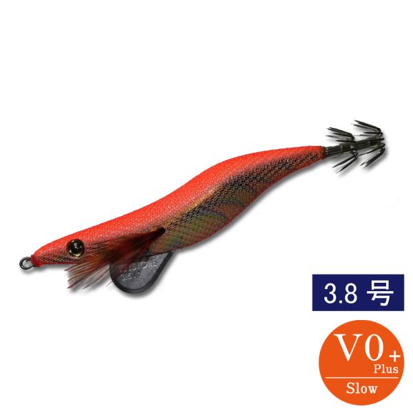 REVOLT/エギシャープ　3.8号V0+(18ｇ)　ＫＣデイロックオレンジ　※在庫限り