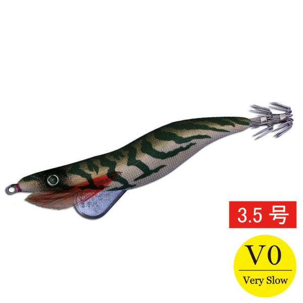 エギシャープ 3.5号V0 リアルホロゴールドベース オリーブ