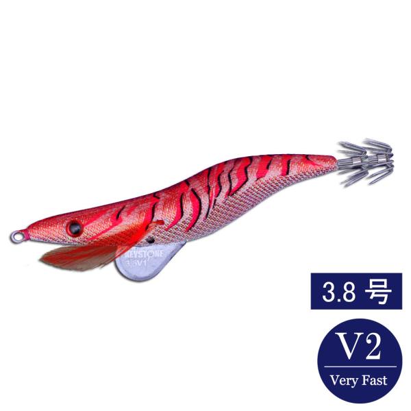 エギシャープ 3.8号V2 赤侍レッドキング