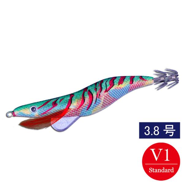 エギシャープ 3.8号V1 赤侍グリーンキング