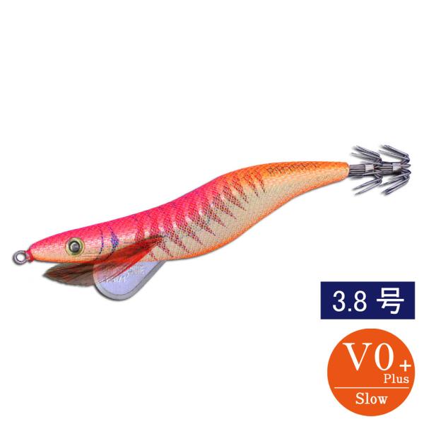 エギシャープ 3.8号V0+ ゴールドアジベース ピンク