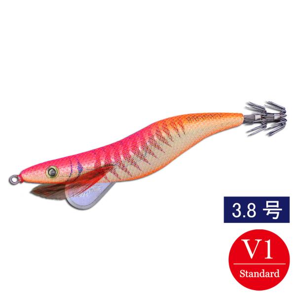 エギシャープ 3.8号V1 ゴールドアジベース ピンク