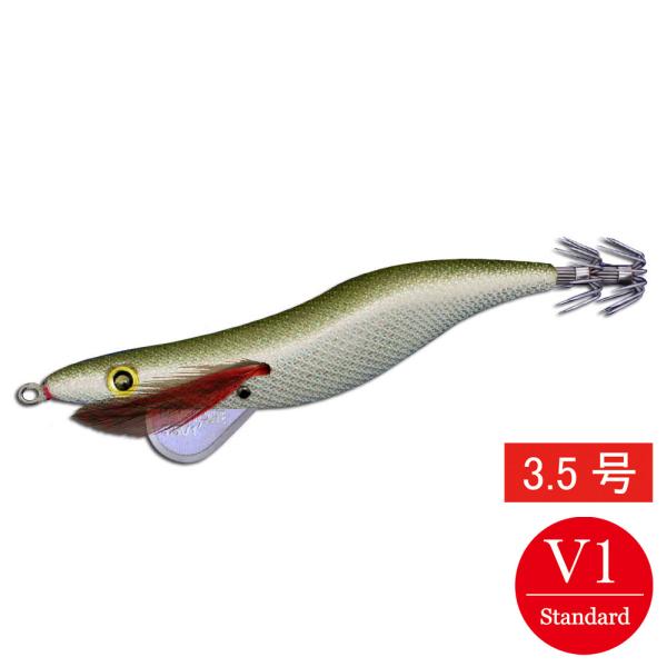 エギシャープ 3.5号V1 リアルベイトオリーブ