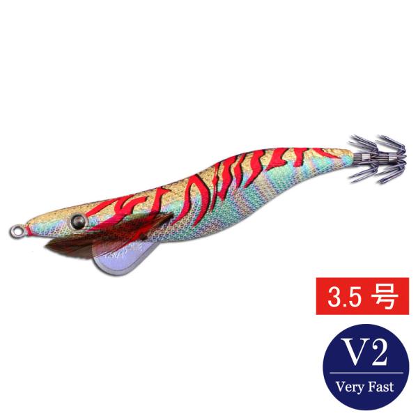 エギシャープ 3.5号V2 赤侍ゴールドキング