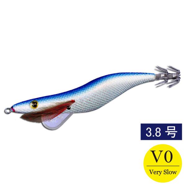 エギシャープ 3.8号V0 リアルベイトブルー