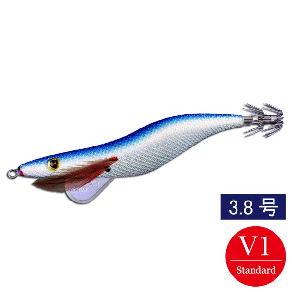 エギシャープ 3.8号V1 リアルベイトブルー