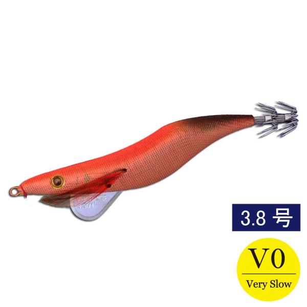 エギシャープ 3.8号V0 ＢＧオジサンオレンジ