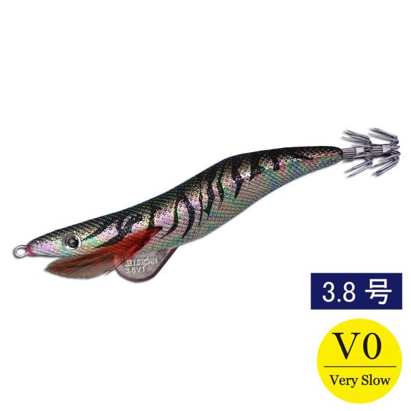 エギシャープ 3.8号V0 赤侍ブラウンタイガー