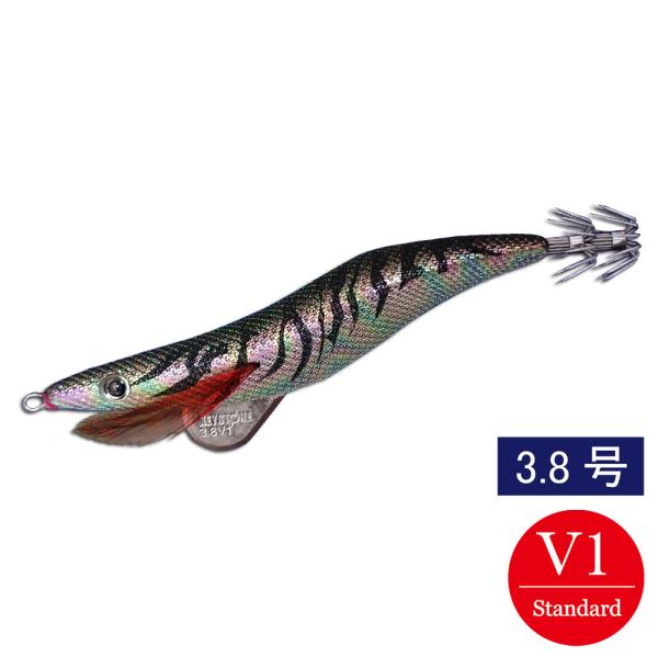 エギシャープ 3.8号V1 赤侍ブラウンタイガー