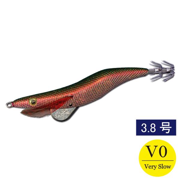 エギシャープ 3.8号V0 ギャラクシーグローグリーン