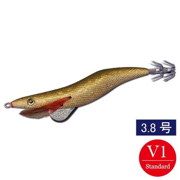 エギシャープ 3.8号V1 ギャラクシーグローオリーブ