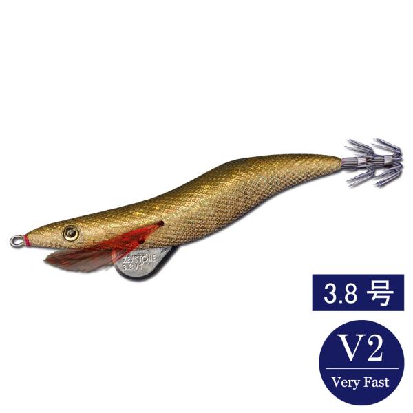 エギシャープ 3.8号V2 ギャラクシーグローオリーブ