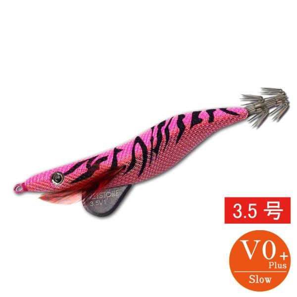 エギシャープ 3.5号V0+ 赤侍ピーチタイガー