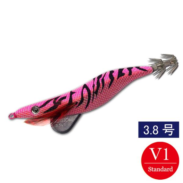 エギシャープ 3.8号V1 赤侍ピーチタイガー