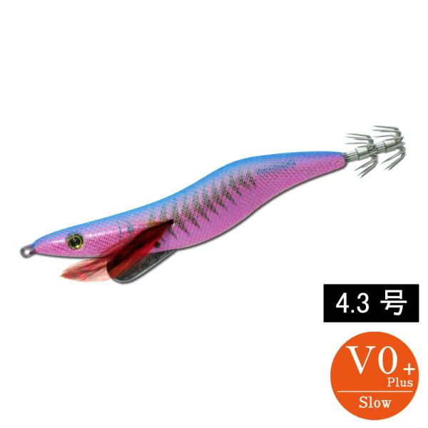 エギシャープα　4.3号V0＋(23g)　ピンクアジベーススカイブルー