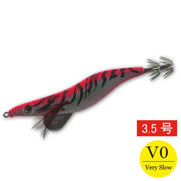 エギシャープ 3.5号V0 赤侍メテオグローレッド