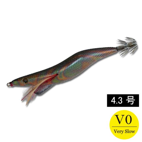 エギシャープα　4.3号V0　22g　デイロックブラウン
