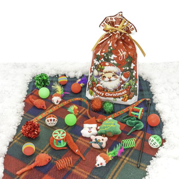 猫 ねこ おもちゃ 猫おもちゃ 猫のおもちゃ26個入り セット ギフト ねこじゃらし 福袋 鈴 ボー...