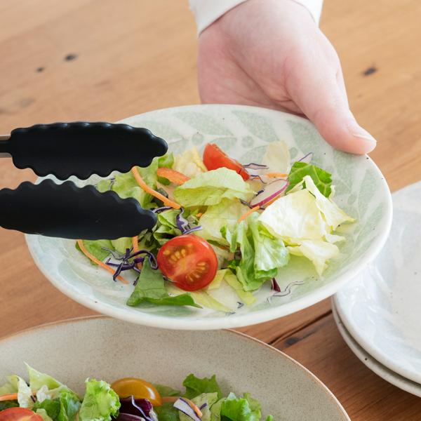 日本製 美濃焼 お皿 プレート オシャレ モダン リーフ柄 ｜ 美濃焼 ローレル プレート 16cm...