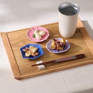 KEYUCA（ケユカ） トレイ お盆 木製 35cm 天然木 トレー カフェトレイ