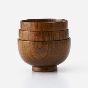 茶碗 おしゃれ 木製 山中塗 天然木 ご飯茶碗...の詳細画像2