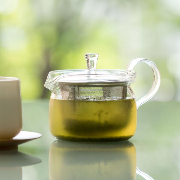 ティーポット 耐熱ガラス お茶ポット ガラス 茶こし アフタヌーンティー[gronteIII 耐熱ガ...