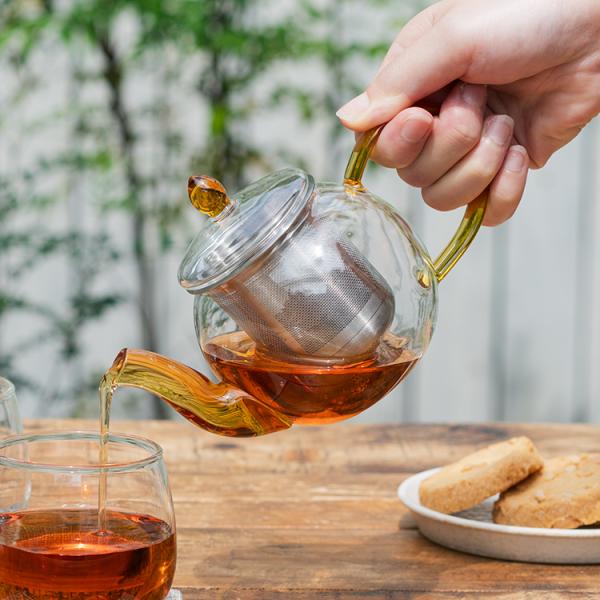 キッチン用品 ティー用品 耐熱ポット 電子レンジ対応 食洗器対応 無地 シンプル[Malte 耐熱ガ...