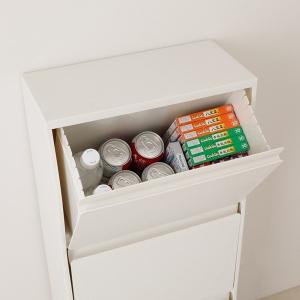 ゴミ箱 収納ボックス 分別ゴミ箱 ワゴン スリ...の詳細画像4