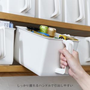 ハンドル付きストッカー 浅型 W18×D29 ...の詳細画像4