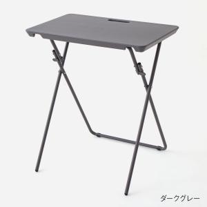 折りたたみテーブル デスク 幅63cm 奥行5...の詳細画像2