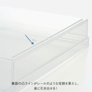 冷蔵庫収納 ストッカー 取っ手付き 12.5×...の詳細画像3