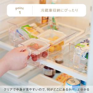 ストックボックス 収納ケース 収納トレー 冷蔵...の詳細画像1