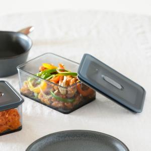 キッチン用品 冷蔵庫収納 キッチン収納 スタッキング 食洗機対応 電子レンジ対応｜ FREEP保存容器 450ml グレー  KEYUCA(ケユカ)｜keyuca