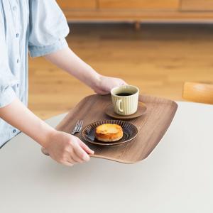 お盆 木目調 持ちやすい 滑りにくい 1食分 ...の詳細画像4