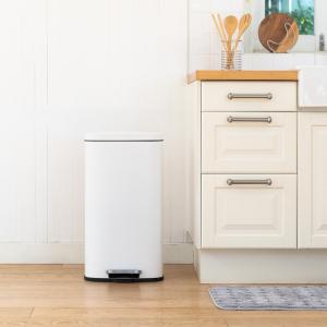 KEYUCA（ケユカ） ゴミ箱 30リットル 蓋付き ペダル ごみ箱 横型
